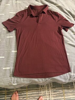 lululemon athletica Men's Deep Burgundy Polo
